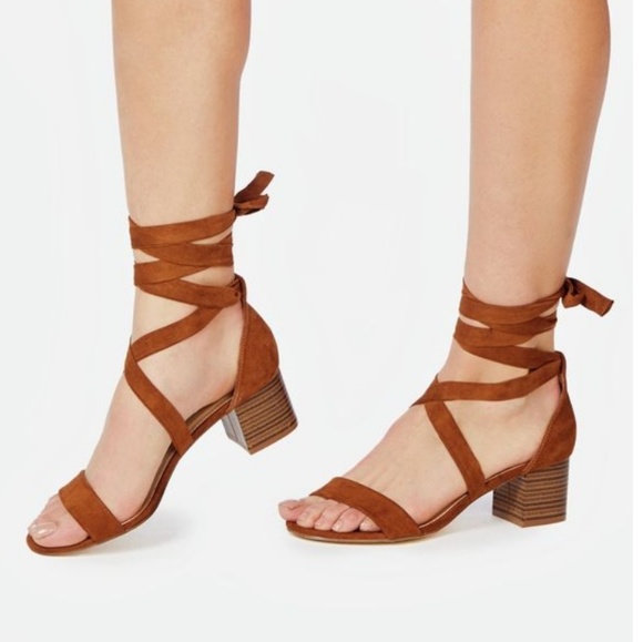 JustFab Shoes - Just fab strappy block heel sandal